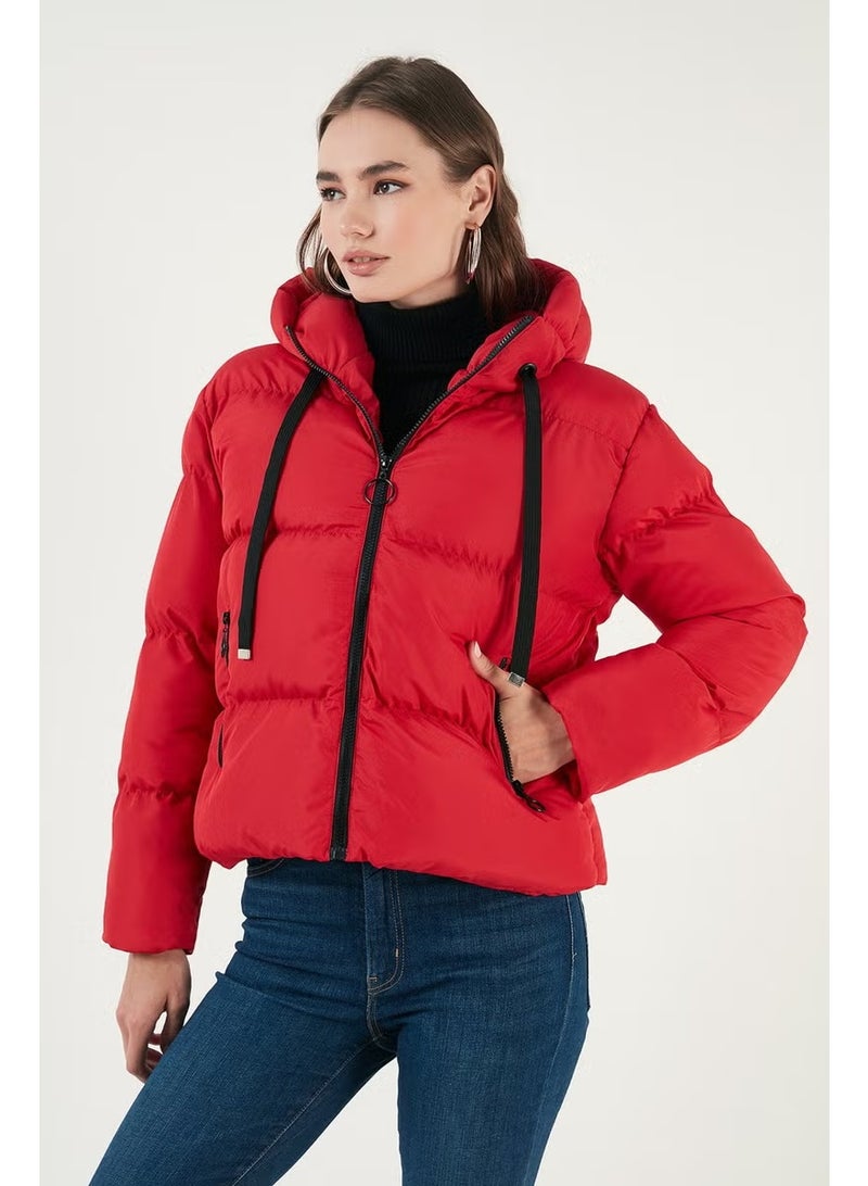 Lela Pocket Hooded Regular Fit Puffer Coat Women's Coat 640Y002 - Image 2